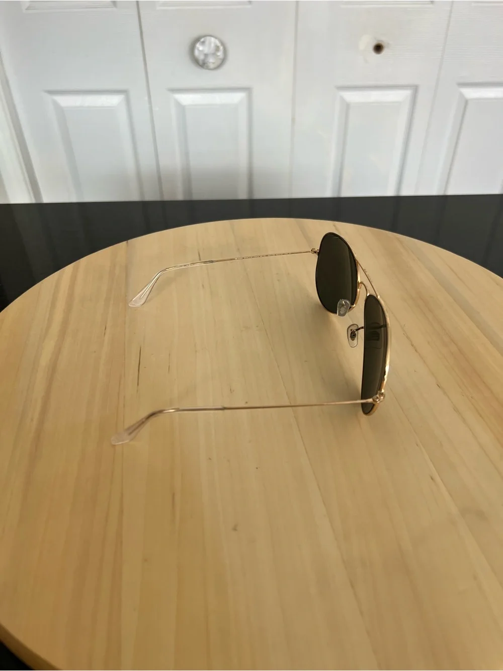 Ray-Ban Aviator Large Polarized Metal Sunglasses